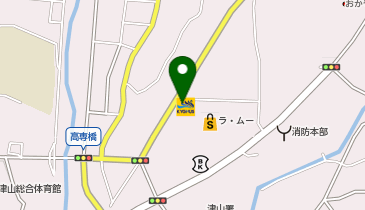 オブリプラーザ ラ・ムー津山店SS / 三愛リテールサービス(株)の地図画像