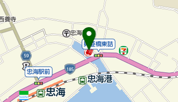 忠海SS / (株)西岡石油の地図画像