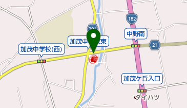 加茂SS / キノハラ石油(有)の地図画像