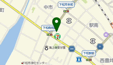 下松SS / (有)トキワ石油店の地図画像