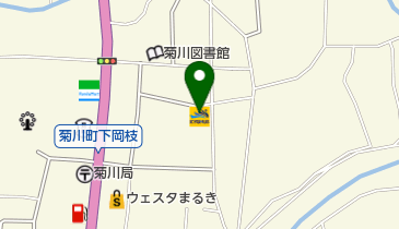 菊川SS / (有)ハタナカ石油店の地図画像