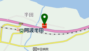 半田第二SS / 梶石油(有)の地図画像