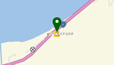 北灘SS / 山三石油の地図画像