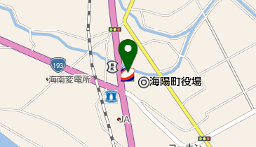 海南SS / 中島石油店の地図画像