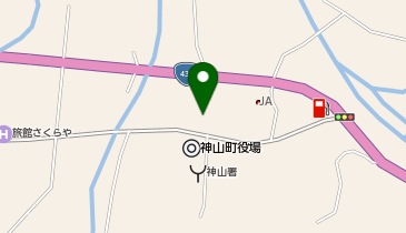 神山SS / (有)佐藤石油の地図画像