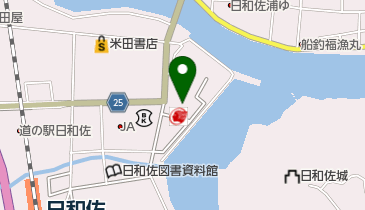 日和佐SS / 水口油店の地図画像