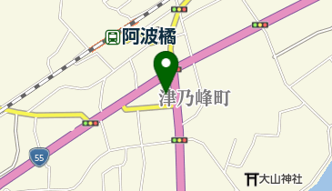 津乃峰SS / 立田石油(有)の地図画像