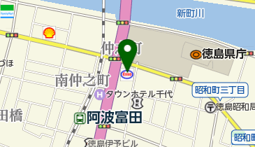 プラザ県庁前SS / 篠原石油(株)の地図画像