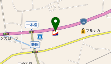 カーケアステーションセルフ綾南町SS / 四国石油(株)の地図画像