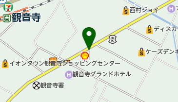 観音寺SS / (株)カトーサービスの地図画像