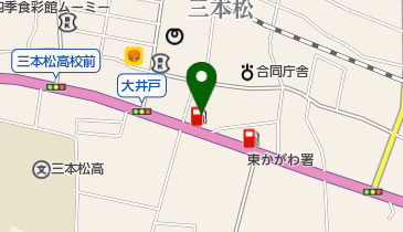 三本松SS / 竹本石油(株)の地図画像