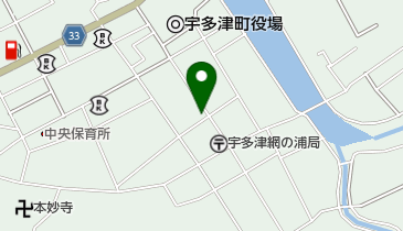宇多津SS / (株)西本商店の地図画像