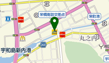 宇和島SS / (株)四国マリン石油の地図画像