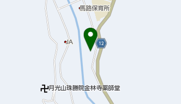 馬路SS / 魚梁瀬石油店の地図画像
