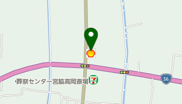 ニュー高岡SS / (有)浜田石油店の地図画像