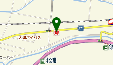 大津SS / サンライズ石油(株)の地図画像