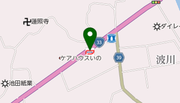 伊野SS / (有)土居石油店の地図画像