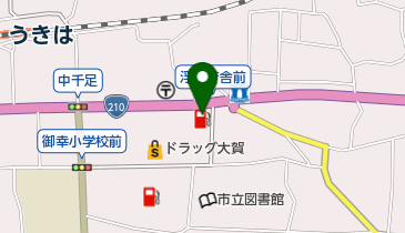 千足SS / (株)浮羽日石岩佐石油店の地図画像