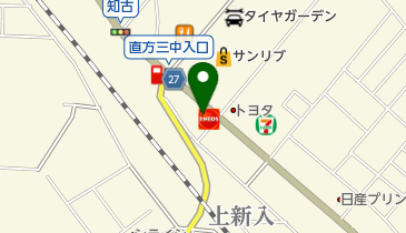 直方SS / 向野石油(有)の地図画像