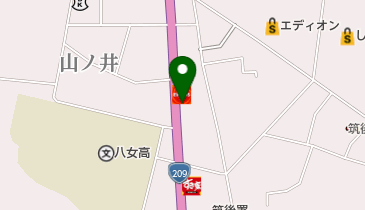 羽犬塚SS / (有)羽犬塚石油の地図画像