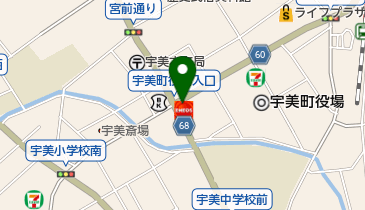 宇美SS / (有)木村石油の地図画像