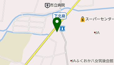 筑後SS / JAふくおか八女の地図画像