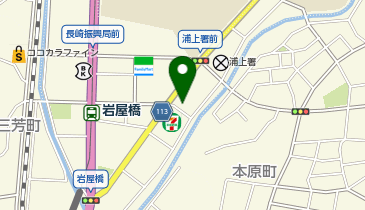 大橋町SS / 西部石油(株)の地図画像