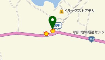 有川SS / (株)石田石油店の地図画像