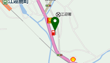 江迎SS / 宮地石油(株)の地図画像