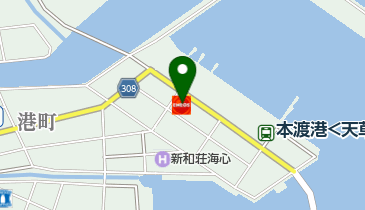 港町SS / (資)下門石油店の地図画像