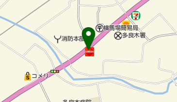 多良木西SS / 味岡石油(株)の地図画像