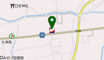 大津SS / (有)千石屋石油の地図画像