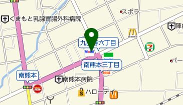 南熊本SS / 南国殖産(株)の地図画像