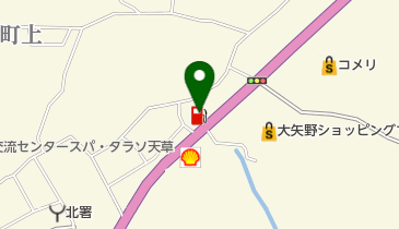 大矢野SS / (有)ケーショー石油の地図画像