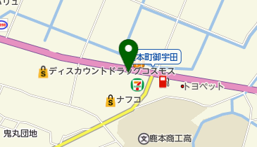 鹿本SS / 酒見石油(株)の地図画像