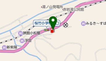 天ヶ瀬SS / (有)小田商店の地図画像