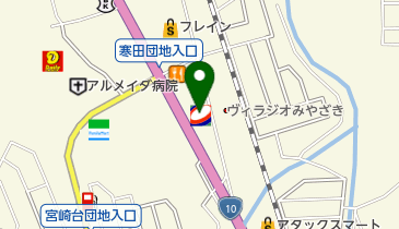 大分南SS / 東九州石油(株)の地図画像