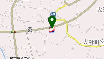 大野町田中SS / (有)甲斐石油店の地図画像