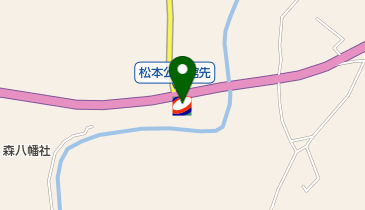 松本SS / (有)吉野石油店の地図画像