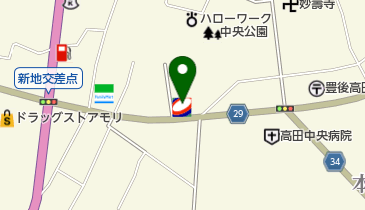 高田新地SS / 栗元石油店の地図画像