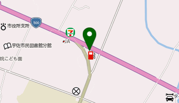 安心院SS / JAおおいたの地図画像