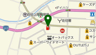 コスモタウン佐伯SS / 大分石油(株)の地図画像