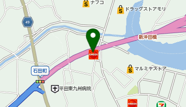 一ヶ岡SS / (有)江藤石油店の地図画像