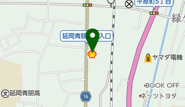 平原SS / 内田石油店の地図画像