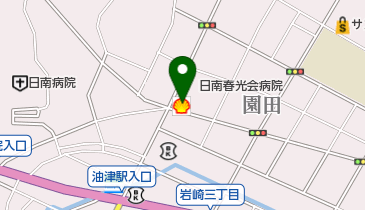 油津SS / 渡辺石油店の地図画像