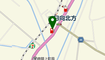 串間中央SS / 井手産商(株)の地図画像