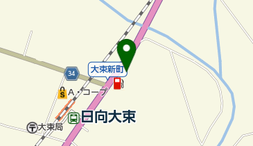 大束SS / JAみやざきの地図画像