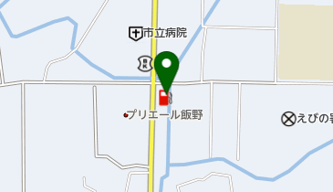 えびの中央SS / 白石石油(株)の地図画像