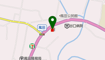 風田SS / 徳田石油(有)の地図画像