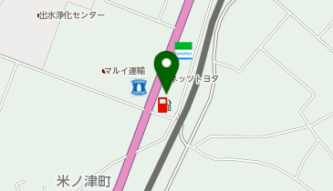 AKUNEX米ノ津SS / 阿久根石油(株)の地図画像